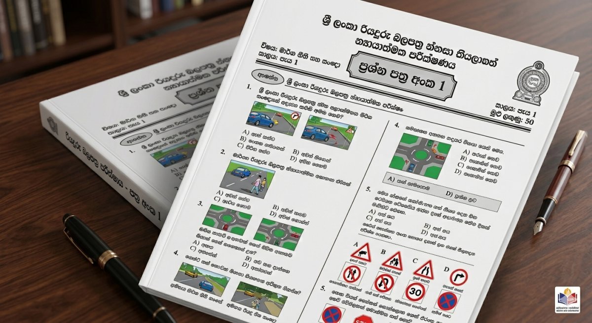 Sri Lanka Driving Licence Exam Paper 1 | ශ්‍රී ලංකා රිය පැදවීමේ විභාග ප්‍රශ්න